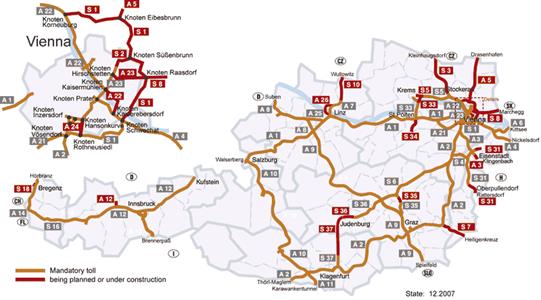 Mýtné dálnice v Rakousku